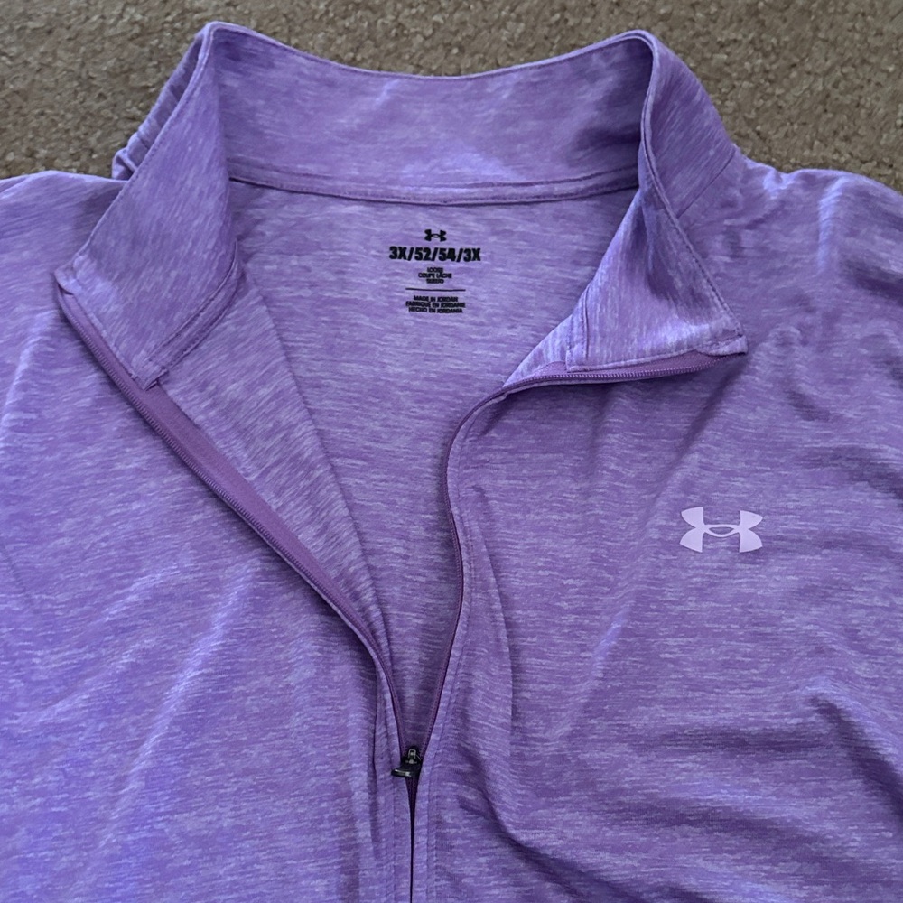 Women’s Under Armour Lavender Long Sleeve Top - Picture 4 of 4